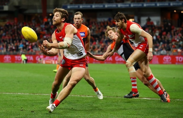 AFL 2017 Round 17 - GWS Giants v Sydney Dane Rampe was a huge loss in the early stages of the season, but fought back to play an important role in the surge towards finals. - Dane Rampe